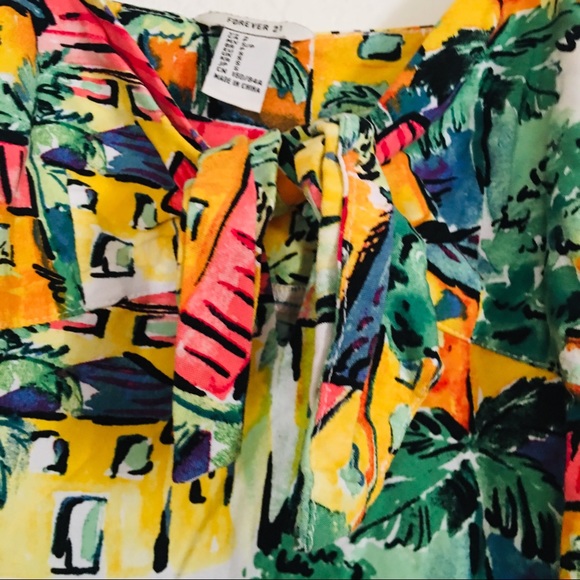 *SOLD*Forever 21 Dress Beach House Print Size S - Picture 4 of 4